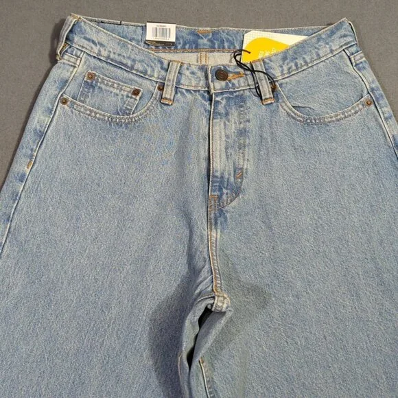 Levi's Jeans Men's 28x34 Blue Super Baggy Denim Cordura Drawstrings Retro NWT Jeans